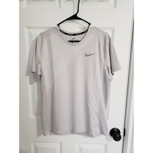 White/Gray/Off White Nike Tee
